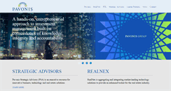 Desktop Screenshot of pavonisgroup.com